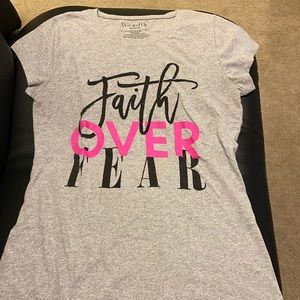 Faith Over Fear tee.